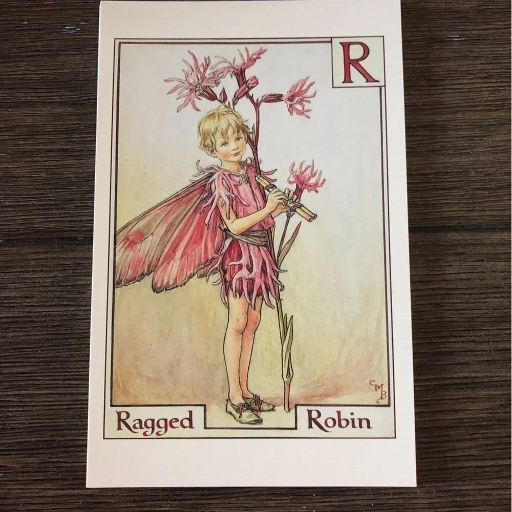 Garden Flower Fairies by: Cicely Mary Barker postcard set #12